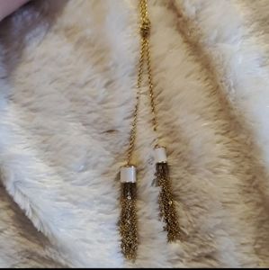 Brahmin Fairhaven dup tassel necklace